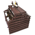 Modularack  Pro Stained Waterfall Deluxe Gondola Fixture (312 Bottle Rack)